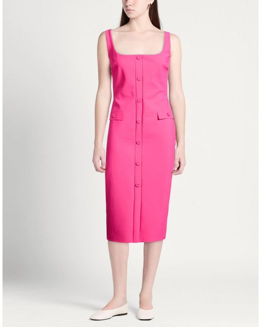 La Petite Robe Di Chiara Boni Pink Midi Dress