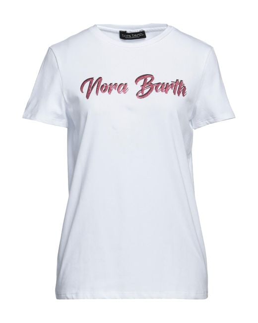 Nora Barth White T-Shirt Polyester