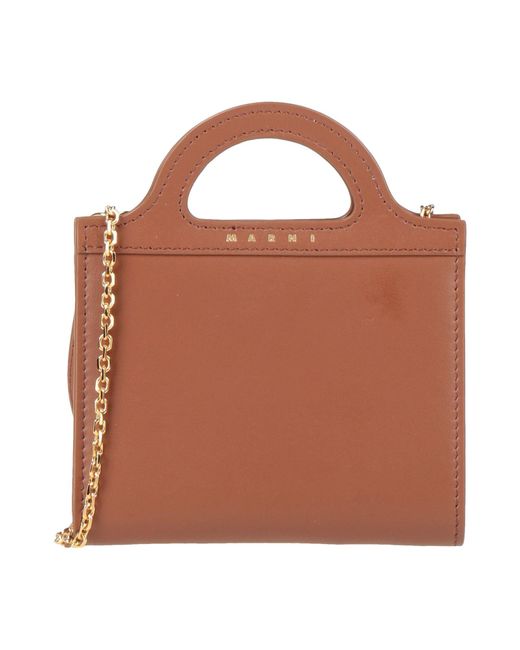 Marni Brown Crossbody Wallets