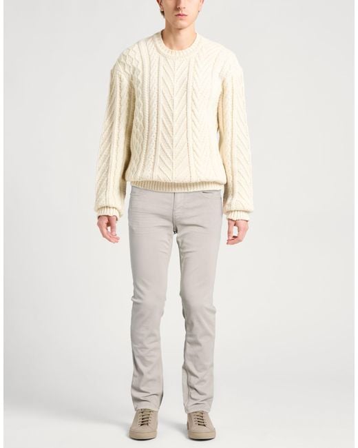 PAIGE Gray Pants Rayon, Cotton, Polyester, Elastane for men