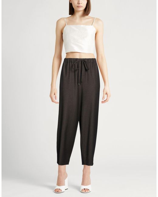 Antonelli Black Pants Virgin Wool, Viscose, Polyester, Elastane