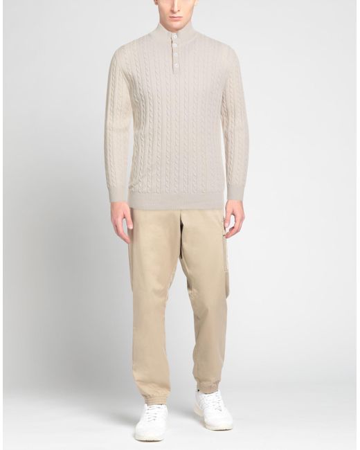 Luigi Borrelli Napoli Rollkragenpullover in White für Herren