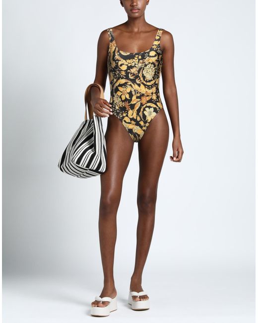 Versace Metallic One-piece Swimsuit