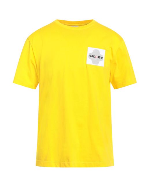 Parkoat Yellow T-Shirt Cotton for men