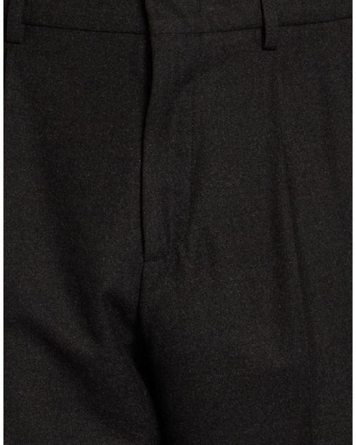Cellar Door Black Pants Wool, Elastane for men