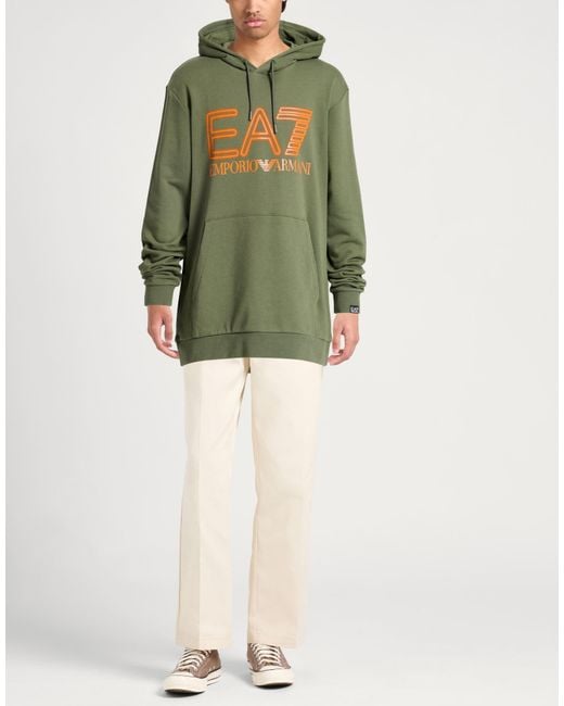 EA7 Green Sweatshirt for men