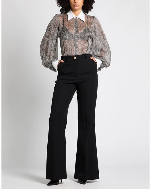 Elisabetta Franchi Gray Bodysuit