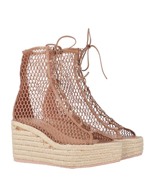 Gianvito Rossi Pink Espadrilles