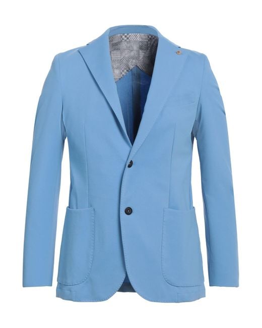 Barbati Blue Blazer for men