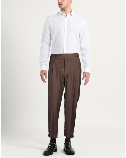 Montecore Brown Beyond Time Pants Wool for men