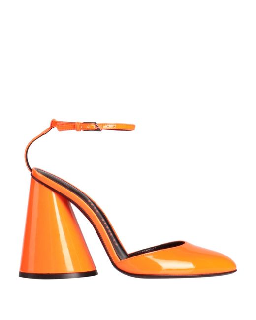 The Attico Orange Pumps