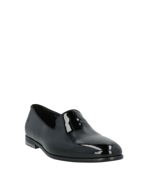Doucal's Black Loafers Leather for men