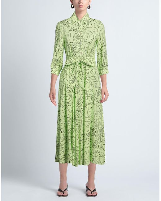 Camicettasnob Green Maxi Dress