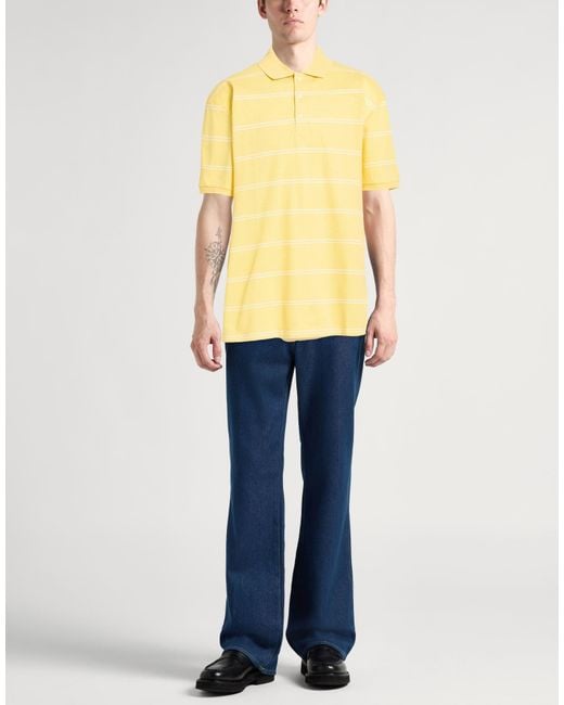 Paul & Shark Yellow Polo Shirt Cotton for men