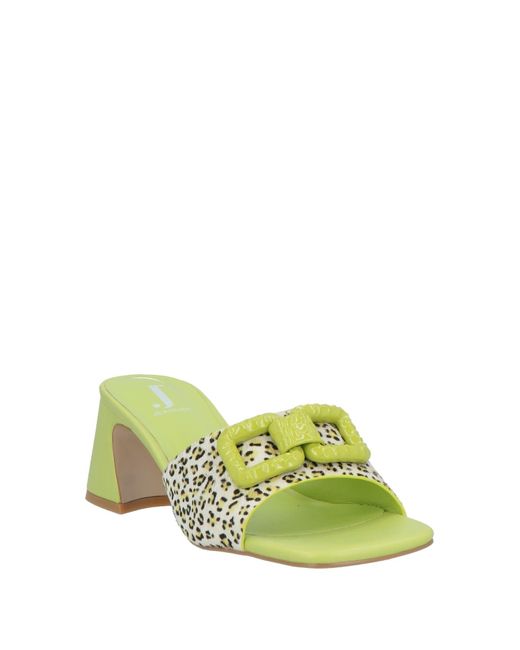 Jeannot Green Sandals