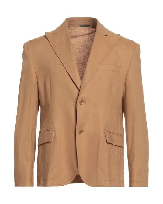 Daniele Alessandrini Brown Blazer for men