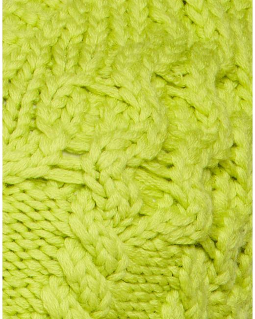 McQueen Green Top Wool, Cashmere, Polyamide, Elastane