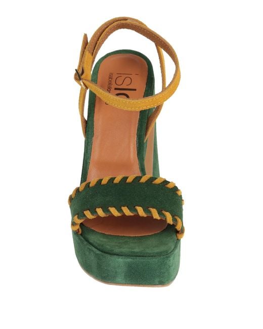 Islo Isabella Lorusso Green Sandals
