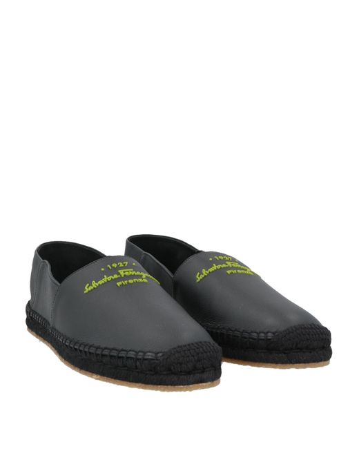 Ferragamo Black Espadrilles for men