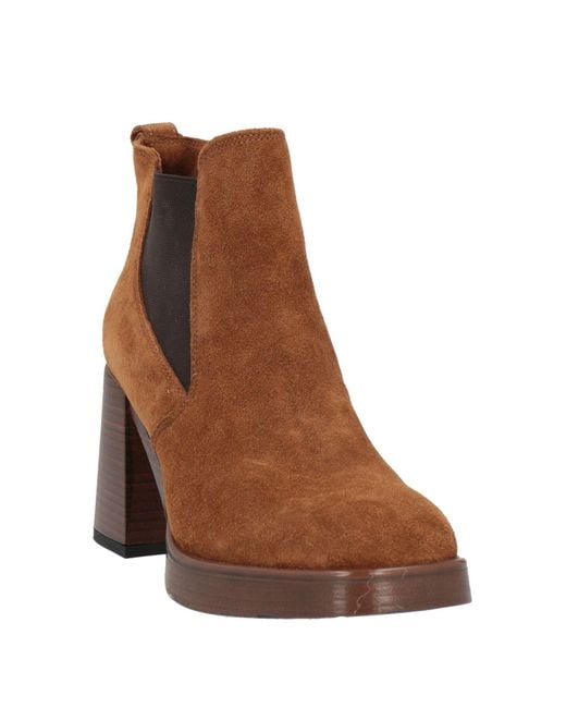 Fabbrica Dei Colli Brown Ankle Boots