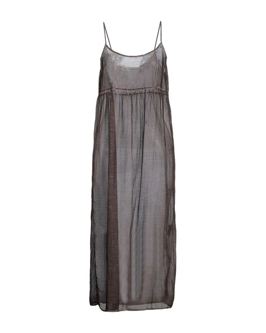 UN-NAMABLE Gray Midi Dress