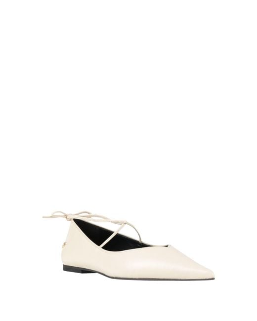 Anine Bing Natural Ballet Flats