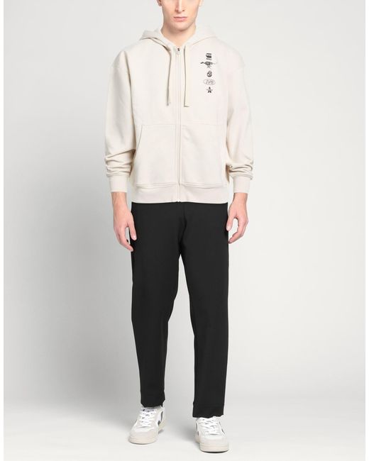 G-Star White Sweatshirt Organic Cotton, Recycled Polyester for men