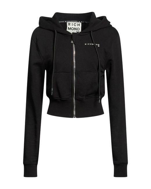 Richmond X Black Sweatshirt Cotton, Polyester