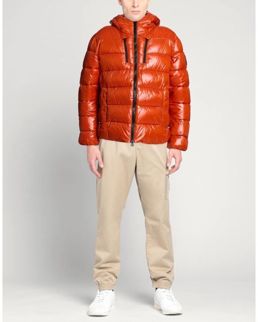 Save The Duck Orange Puffer for men