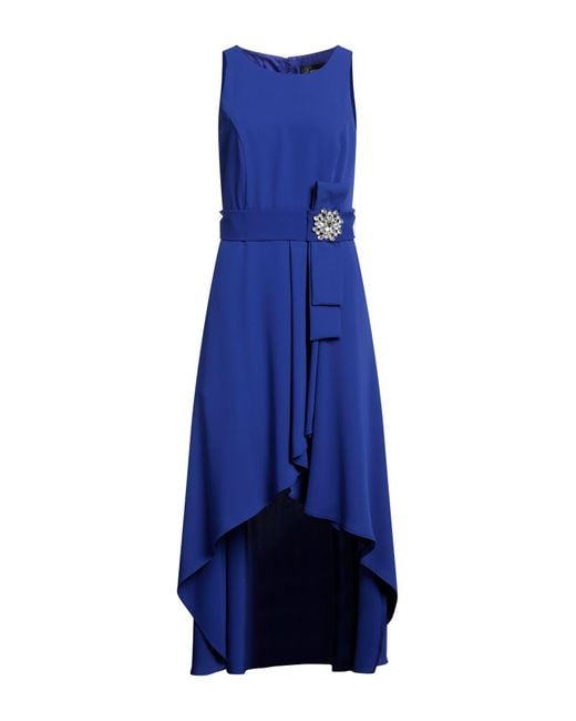 FRANK LYMAN Blue Mini Dress