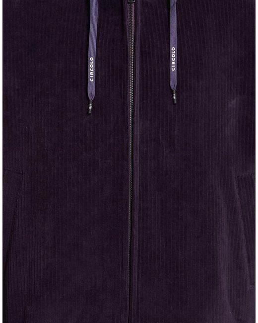 Circolo 1901 Blue Midnight Jacket Cotton, Polyester for men