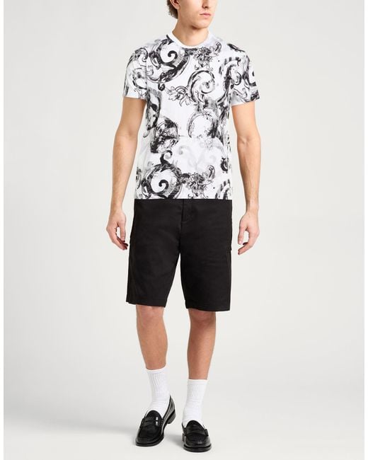 Versace Jeans Couture White T-Shirt Cotton for men