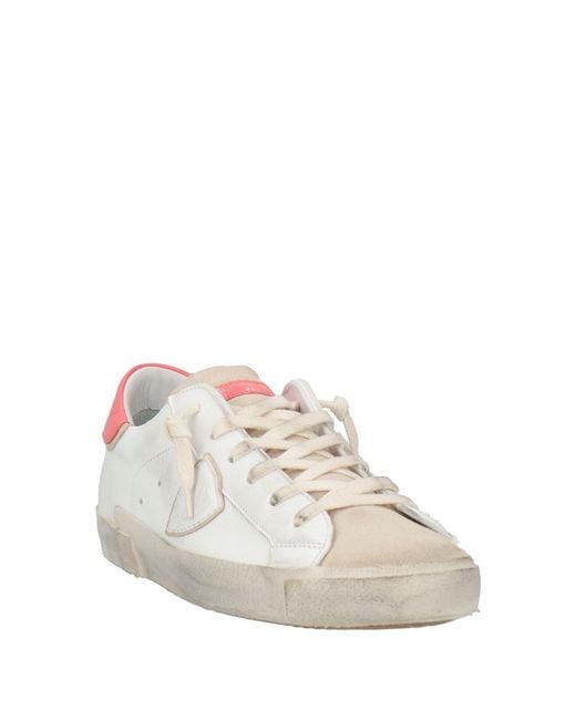 Philippe Model White Sneakers Leather