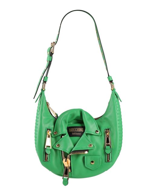 Moschino Green Shoulder Bag