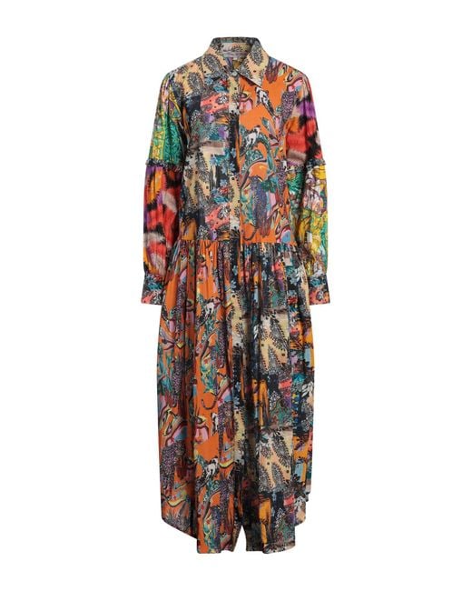 CONNOR & BLAKE Orange Maxi Dress Cotton