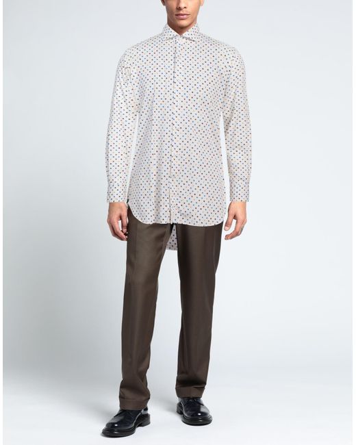 Camisa Orian de hombre de color White
