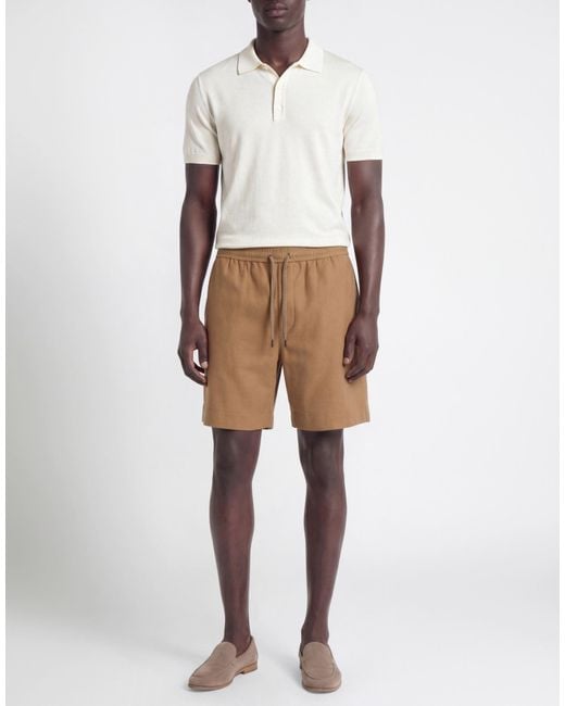 Theory Brown Shorts & Bermuda Shorts Cotton for men