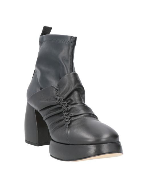 Ixos Gray Ankle Boots