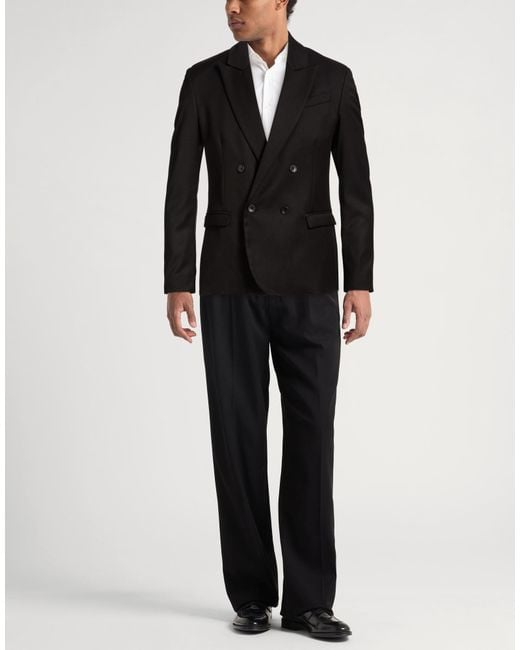 Imperial Black Blazer Polyester, Viscose, Elastane for men