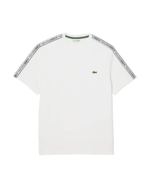 Camiseta Lacoste de hombre de color Blanco | Lyst