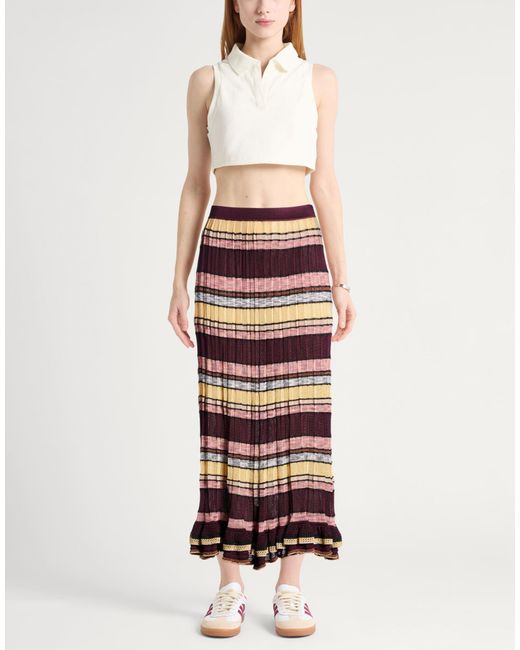 Ulla Johnson Red Midi Skirts
