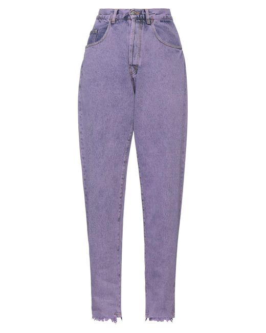 Aries Purple Denim Trousers