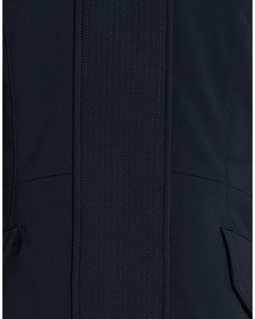 Peuterey Blue Midnight Coat Polyester, Elastane