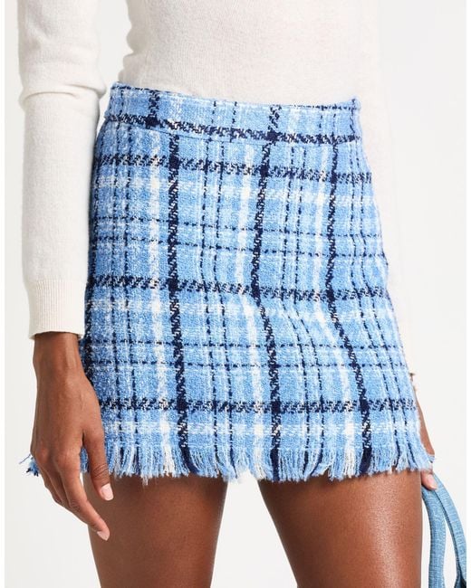 Ice Play Blue Mini Skirts