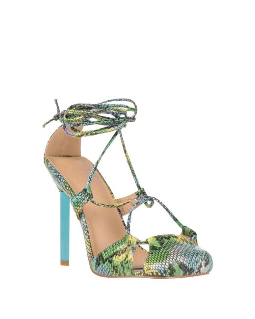 Twenty Four Haitch Green Pumps