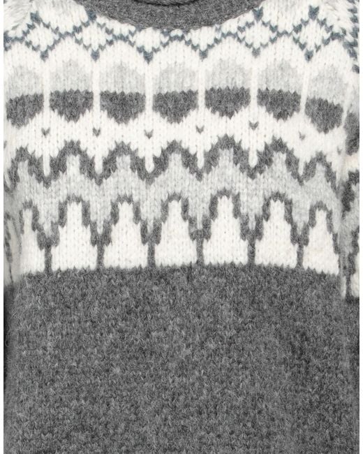 Eleventy Gray Sweater Alpaca Wool, Wool, Polyester