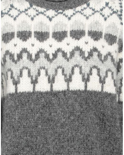 Eleventy Gray Sweater Alpaca Wool, Wool, Polyester