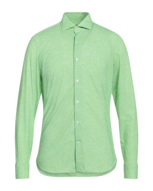Camisa Ghirardelli de hombre de color Green