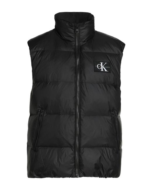 Calvin Klein Black Down Puffer Gilet for men