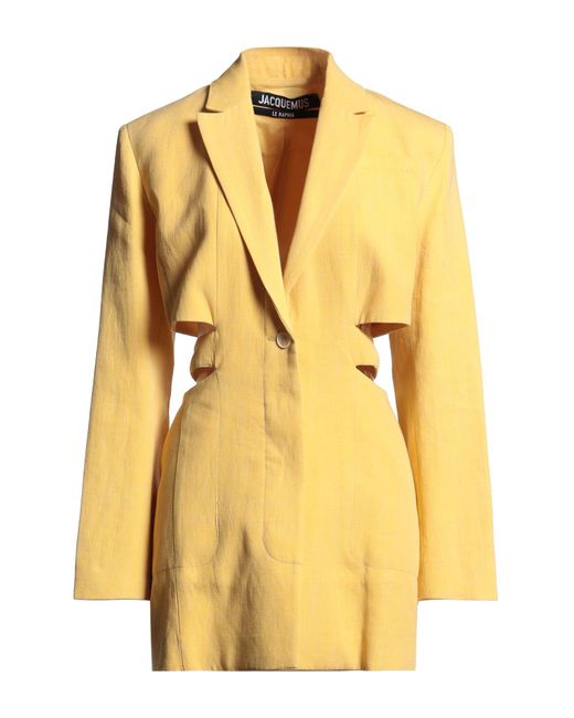 Jacquemus Yellow Mini Dress